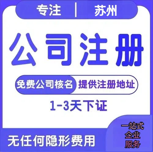 定西苏州创业详情了解+营业执照注册全流程解析—附代理记账报税价格